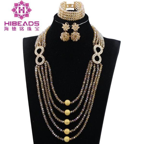 earrings & necklace 2021 arrival elegant champagne gold crystal beads jewelry set african nigerian wedding bracelet anj388, Silver
earrings & necklace 2021 arrival elegant champagne gold crystal beads jewelry set african nigerian wedding bracelet anj388, Silver