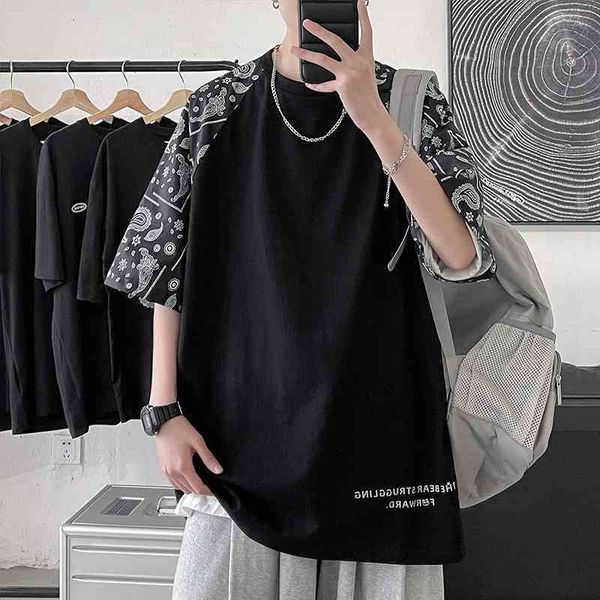 men's t-shirts t shirt mens hip hop tshirt streetwear summer patchwork harajuku men short sleeve tees 64aw, White;black
men's t-shirts t shirt mens hip hop tshirt streetwear summer patchwork harajuku men short sleeve tees 64aw, White;black