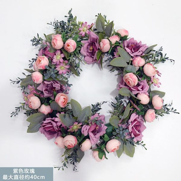 decorative flowers & wreaths simulation peony wreath artificial silk wedding garland decoration home living room wall hanging door decor
decorative flowers & wreaths simulation peony wreath artificial silk wedding garland decoration home living room wall hanging door decor
