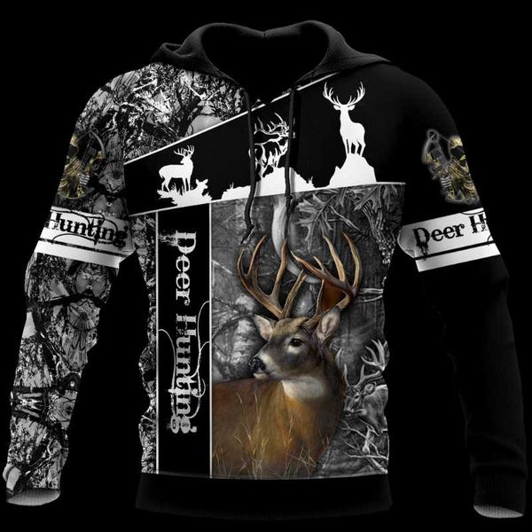 men's hoodies & sweatshirts camouflage 3d hoodie women's outdoor deer pattern camping hunting hooded jacket zipper 11, Black
men's hoodies & sweatshirts camouflage 3d hoodie women's outdoor deer pattern camping hunting hooded jacket zipper 11, Black