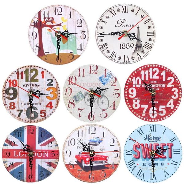 wall clocks vintage wooden clock 12cm shabby rustic kitchen home antique style decor
wall clocks vintage wooden clock 12cm shabby rustic kitchen home antique style decor