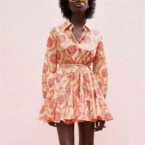 women print dress summer lapel single-breasted printed mini fashion female 210524, Black;gray
women print dress summer lapel single-breasted printed mini fashion female 210524, Black;gray
