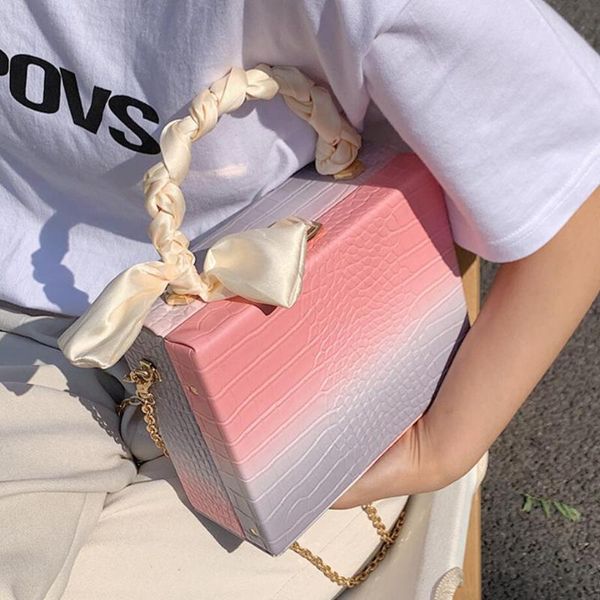 evening bags crocodile pattern ribbon tote box bag 2021 nw qquality pu leather women's designer shoulder messenger
evening bags crocodile pattern ribbon tote box bag 2021 nw qquality pu leather women's designer shoulder messenger
