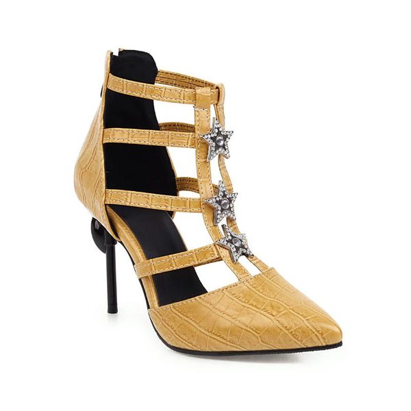 dress shoes summer 2021 slim high heel back zipper pointed sandals size, Black
dress shoes summer 2021 slim high heel back zipper pointed sandals size, Black