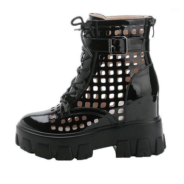boots summer women's 2021 spring and autumn versatile hollow out thick bottomed elevator tube net sandal1, Black
boots summer women's 2021 spring and autumn versatile hollow out thick bottomed elevator tube net sandal1, Black