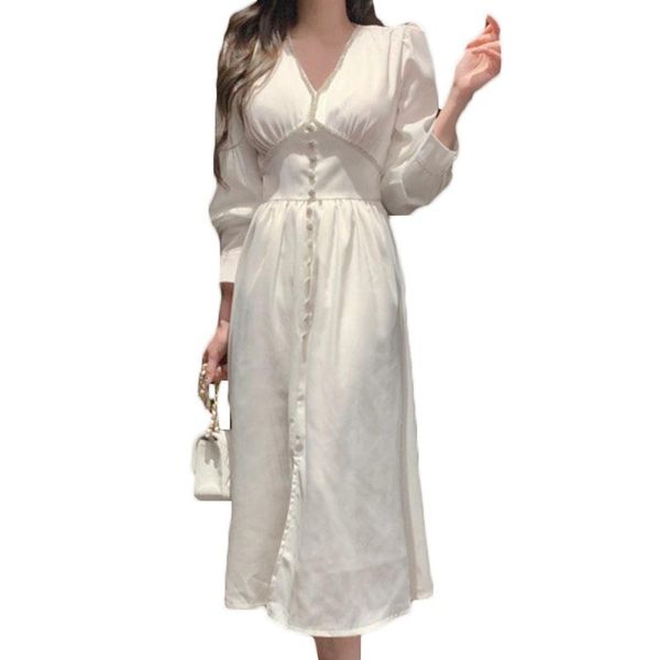 casual dresses wsyore elegant v-neck dress spring and autumn women slim long-sleeve single-breasted mid-long female ns2779, Black;gray
casual dresses wsyore elegant v-neck dress spring and autumn women slim long-sleeve single-breasted mid-long female ns2779, Black;gray