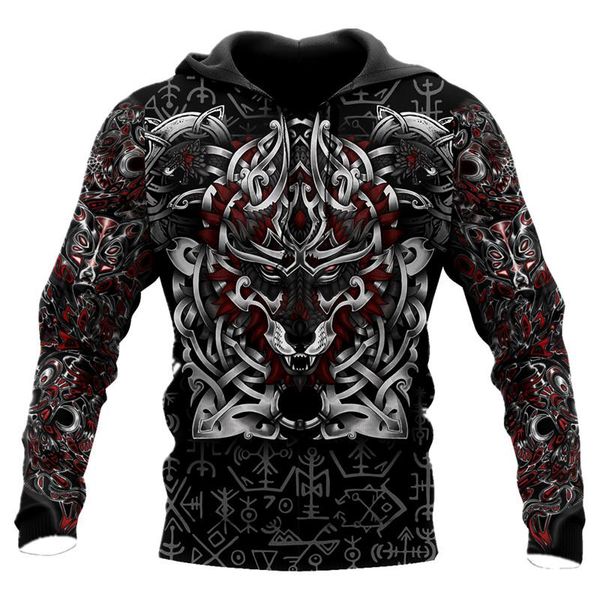 men's hoodies & sweatshirts viking wolf tattoo 3d printing autumn long sleeve hoodie casual zipper pullover street fashion sweats, Black
men's hoodies & sweatshirts viking wolf tattoo 3d printing autumn long sleeve hoodie casual zipper pullover street fashion sweats, Black