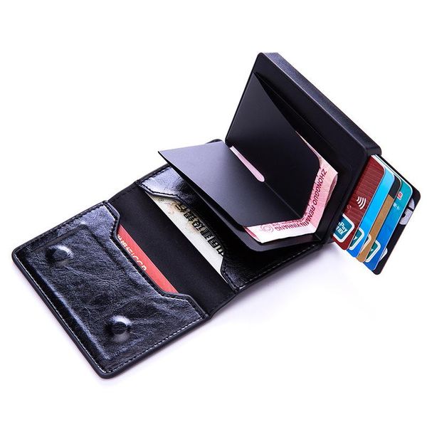 men's wallet anti-degaussing and anti-theft holder shielding nfc bank card thin metal rfid storage box wallets, Red;black
men's wallet anti-degaussing and anti-theft holder shielding nfc bank card thin metal rfid storage box wallets, Red;black