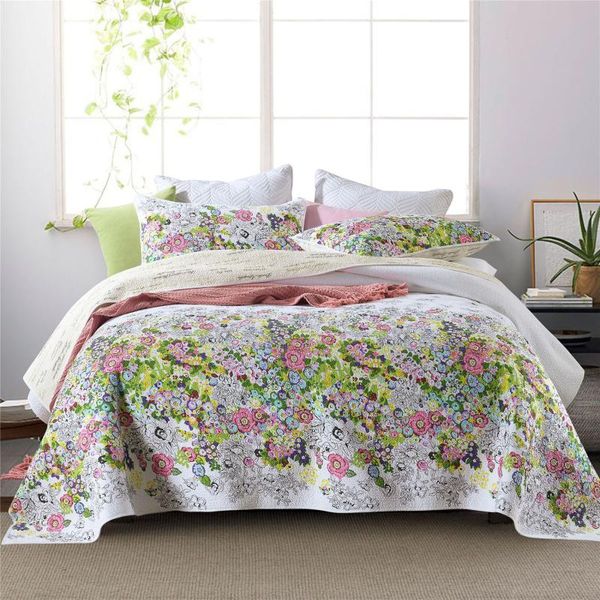 flower bedspread for double bed cotton quilts 3pcs set quilted cover pillowcase queen size blanket summer coverlets chausub comforters & set
flower bedspread for double bed cotton quilts 3pcs set quilted cover pillowcase queen size blanket summer coverlets chausub comforters & set