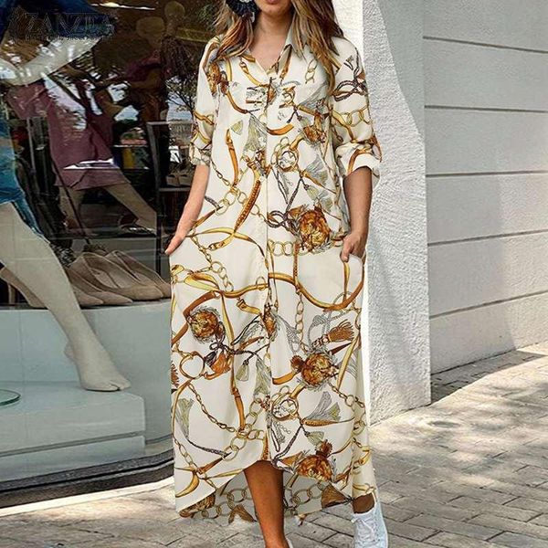 casual dresses female holiday women autumn shirt dress zanzea vintage printed midi vestidos 2021 fashion oversize irregular robe, Black;gray
casual dresses female holiday women autumn shirt dress zanzea vintage printed midi vestidos 2021 fashion oversize irregular robe, Black;gray