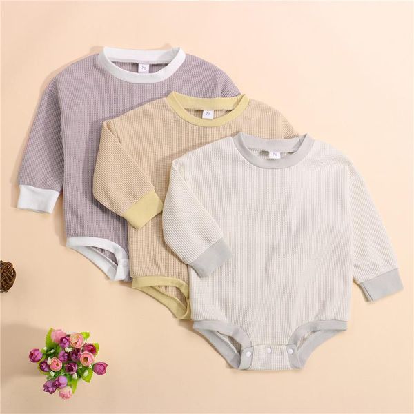 rompers 0-24months toddler baby boys girls spring autumn cotton rompers,splicing color o-neck long-sleeves jumpsuit with crotch buttons, Blue
rompers 0-24months toddler baby boys girls spring autumn cotton rompers,splicing color o-neck long-sleeves jumpsuit with crotch buttons, Blue
