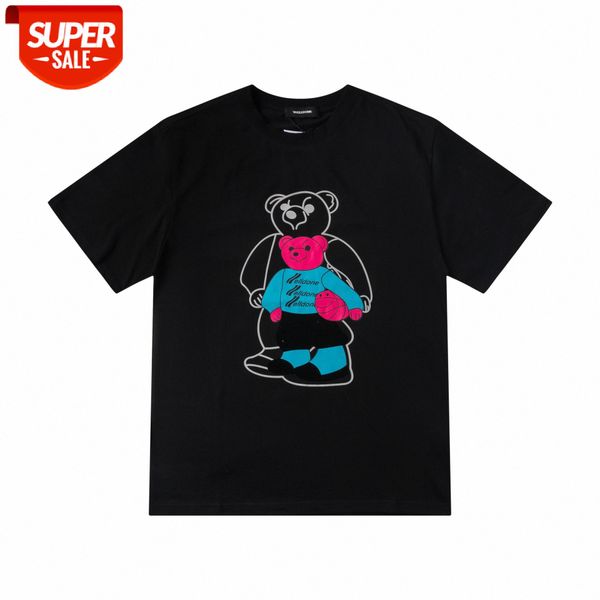 we11done w bear letter printing oversized round neck short sleeve t-shirt #854v, White;black
we11done w bear letter printing oversized round neck short sleeve t-shirt #854v, White;black