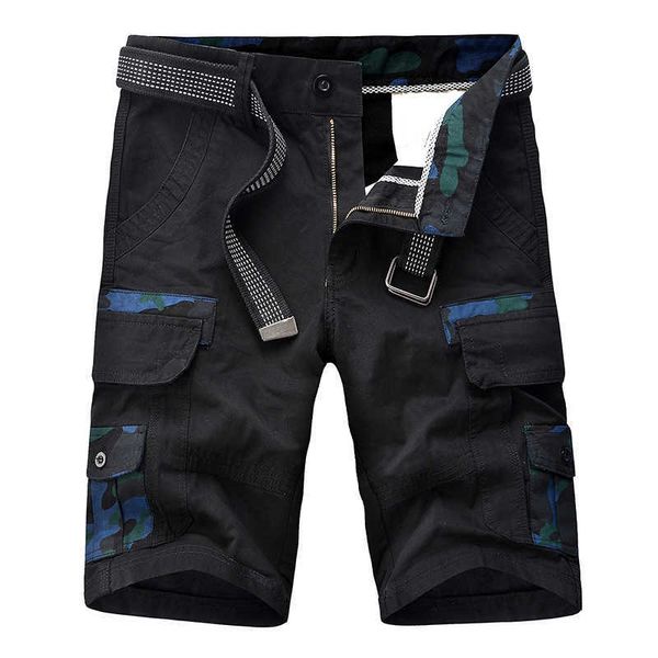 men's shorts cargo military solid casual tactical short multi pocket fitness loose work summer male 4 colors no belt pants 210720, White;black
men's shorts cargo military solid casual tactical short multi pocket fitness loose work summer male 4 colors no belt pants 210720, White;black