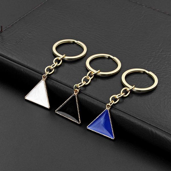 keychains car keychain triangle keyring key chain metal ring creative holder auto accessories, Silver
keychains car keychain triangle keyring key chain metal ring creative holder auto accessories, Silver