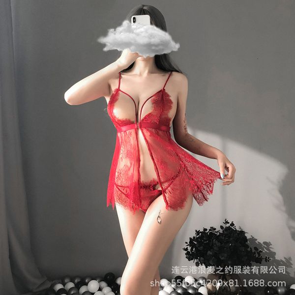 underwear high end suspender pajamas silk lace seductive open back night qqny8131, Black;white
underwear high end suspender pajamas silk lace seductive open back night qqny8131, Black;white