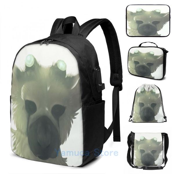 backpack funny graphic print trico (the last guardian) usb charge men school bags women bag travel laptop
backpack funny graphic print trico (the last guardian) usb charge men school bags women bag travel laptop