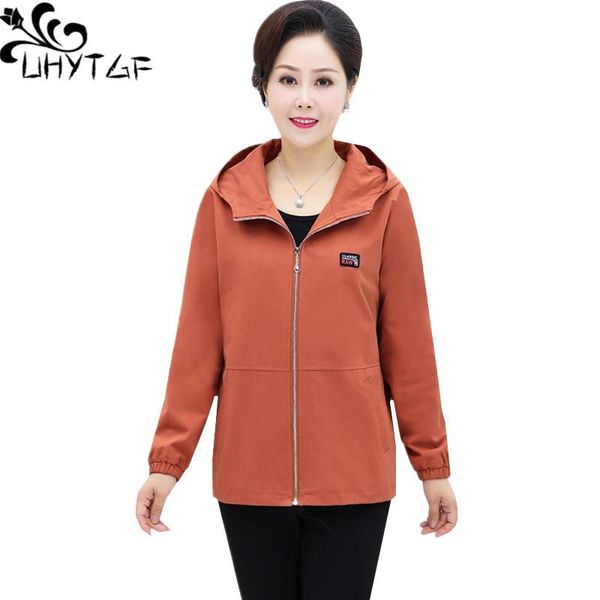 women's jackets uhytgf casual short coats zipper hooded spring autumn coat jacket long sleeved wild thin 5xl plus size 705, Black;brown
women's jackets uhytgf casual short coats zipper hooded spring autumn coat jacket long sleeved wild thin 5xl plus size 705, Black;brown