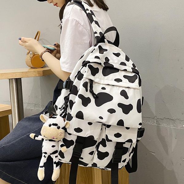 backpack schoolbag female korean harajuku ulzzang college students junior high school cow pattern zebra wild
backpack schoolbag female korean harajuku ulzzang college students junior high school cow pattern zebra wild