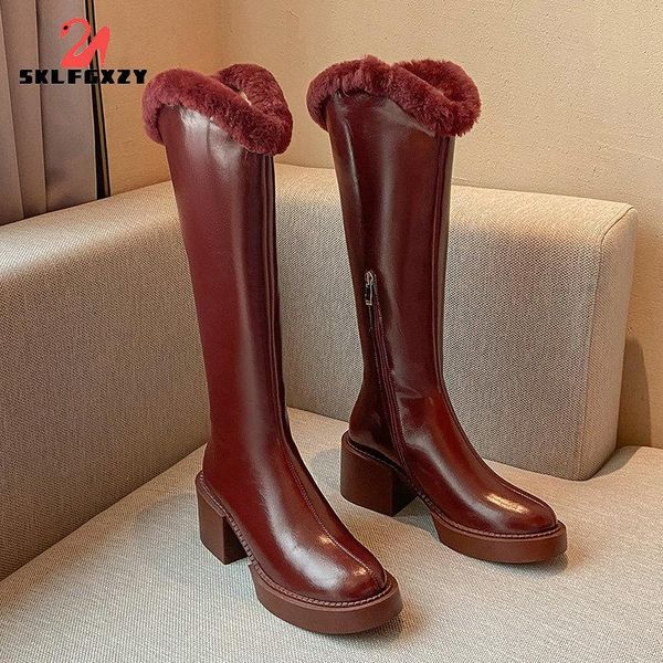 boots winter listing women snow 100% wool warm shoes natural genuine leather fur knee-high pump, Black
boots winter listing women snow 100% wool warm shoes natural genuine leather fur knee-high pump, Black