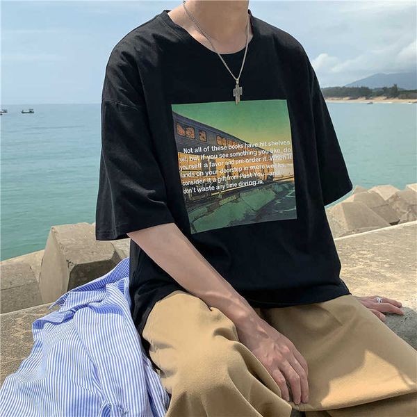 200kg student short sleeve t-shirt men's plus fat size loose summer fashion brand ins hip hop street school, White;black
200kg student short sleeve t-shirt men's plus fat size loose summer fashion brand ins hip hop street school, White;black
