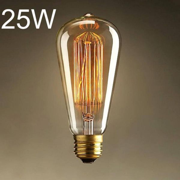 bulbs e27 st64 25w ampoule edison filament lampe classique vintage antique retro industrial incandescent (ac220)
bulbs e27 st64 25w ampoule edison filament lampe classique vintage antique retro industrial incandescent (ac220)