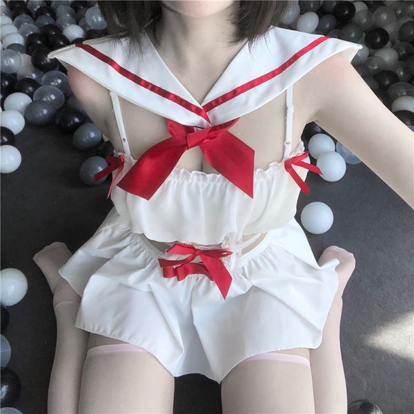 costumes sailor moon outfit for women white chiffon cute school girl dress anime see through lingerie erotic student comfortable s, Black
costumes sailor moon outfit for women white chiffon cute school girl dress anime see through lingerie erotic student comfortable s, Black