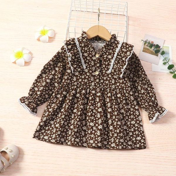 girl's dresses fashion baby girls autumn dress floral print puff long sleeve round neck button ruffle a-line casual, Red;yellow
girl's dresses fashion baby girls autumn dress floral print puff long sleeve round neck button ruffle a-line casual, Red;yellow