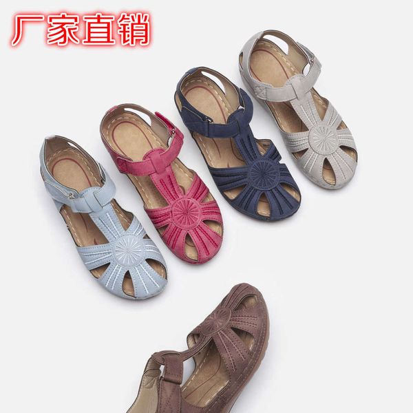 casual shoes peony red summer women's sandals car line anti slip lightweight large round toe slope heel comfortable unrd, Black
casual shoes peony red summer women's sandals car line anti slip lightweight large round toe slope heel comfortable unrd, Black