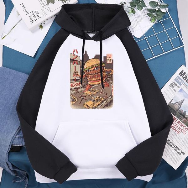men's hoodies & sweatshirts hamburgerzilla food monster style print mens hoody fleece autumn clothing thick winter hooded oversized sof, Black
men's hoodies & sweatshirts hamburgerzilla food monster style print mens hoody fleece autumn clothing thick winter hooded oversized sof, Black