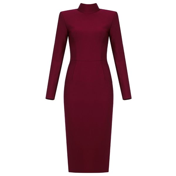 elegant bandage dress evening party long sleeve women autumn winter ladies clothing celebrity bodycon es 210515, Black;gray
elegant bandage dress evening party long sleeve women autumn winter ladies clothing celebrity bodycon es 210515, Black;gray