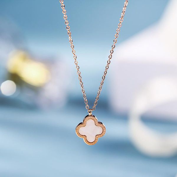 chains titanium steel clover necklace women's neck chain cold wind simple temperament net red collar pendant fashion jewelry, Silver
chains titanium steel clover necklace women's neck chain cold wind simple temperament net red collar pendant fashion jewelry, Silver