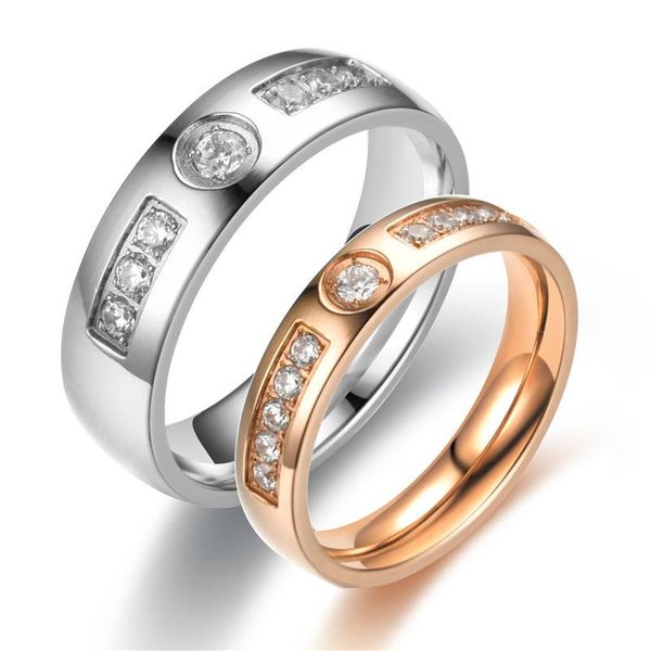 wedding rings bxzyrt couple stainless steel zircon engagement 4mm women and 6mm men male female anillo, Slivery;golden
wedding rings bxzyrt couple stainless steel zircon engagement 4mm women and 6mm men male female anillo, Slivery;golden