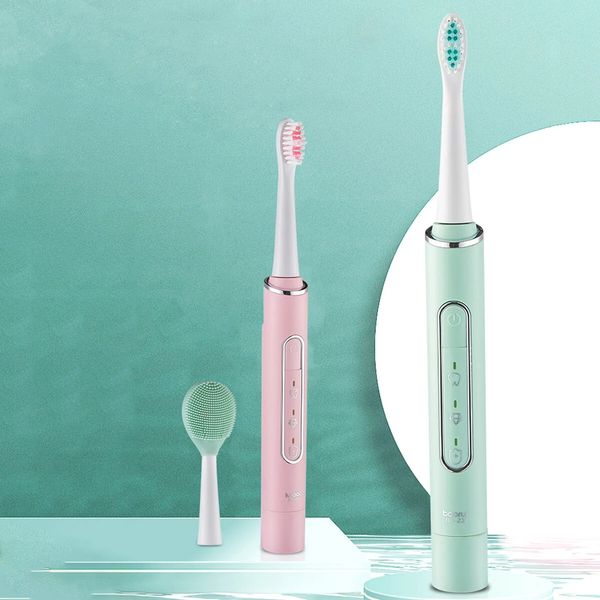 2 in 1 sonic electric toothbrush facial cleansing brush ipx7 waterproof usb rechargeable timing toothbrush - white
2 in 1 sonic electric toothbrush facial cleansing brush ipx7 waterproof usb rechargeable timing toothbrush - white