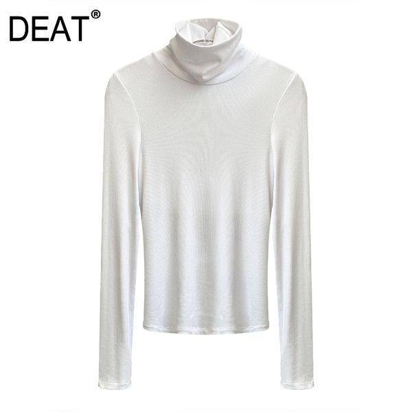 women white hollow out skinny all-match t-shirt turtleneck long sleeve fashion tide spring autumn sf725 210421
women white hollow out skinny all-match t-shirt turtleneck long sleeve fashion tide spring autumn sf725 210421