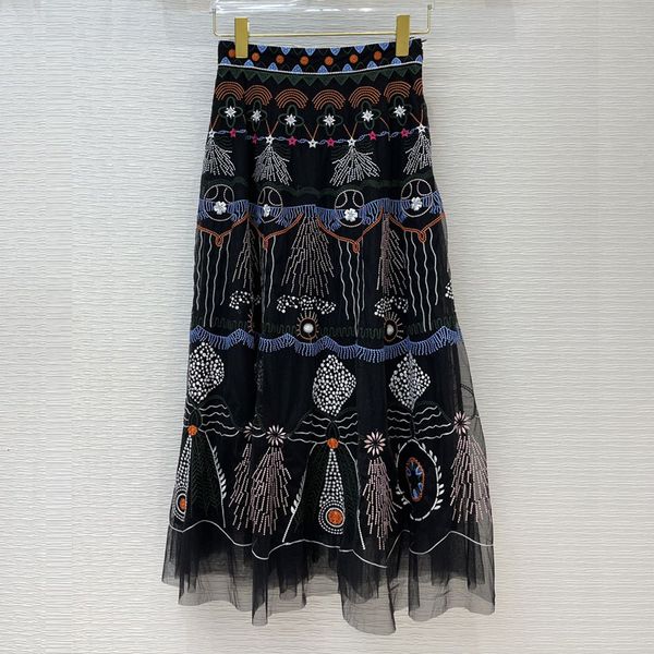skirt 2021 summer women's skirt heavy track industry embroidered flowers perspective net vacation wire all-match, Black
skirt 2021 summer women's skirt heavy track industry embroidered flowers perspective net vacation wire all-match, Black