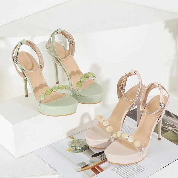 dress shoes summer ladies high heels sandals platform thin ankle strap party pumps wedding beige/green slides, Black
dress shoes summer ladies high heels sandals platform thin ankle strap party pumps wedding beige/green slides, Black