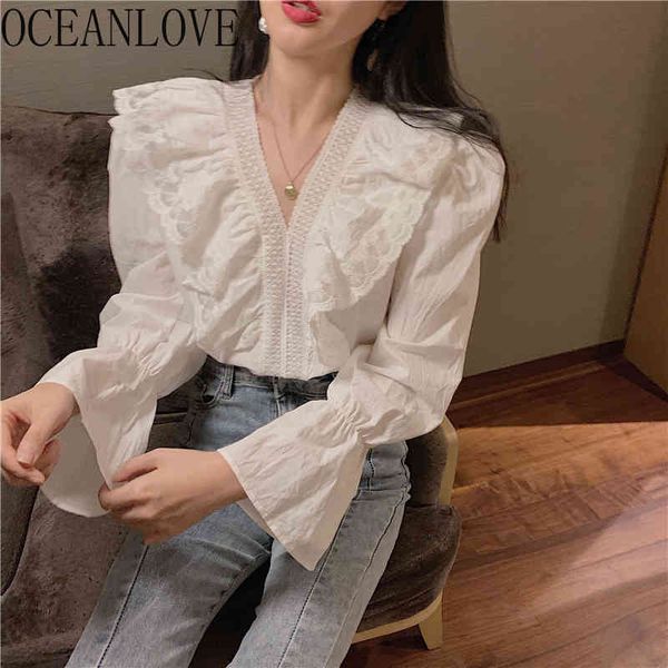 ruffles women shirts white solid v neck spring elegant blusas mujer lace korean ins fashion blouses 19539 210415
ruffles women shirts white solid v neck spring elegant blusas mujer lace korean ins fashion blouses 19539 210415