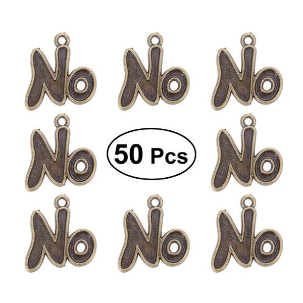 pendant necklaces 50pcs vintage alloy english letter words yes antique charms for necklace jewelry making(bronze), Silver
pendant necklaces 50pcs vintage alloy english letter words yes antique charms for necklace jewelry making(bronze), Silver