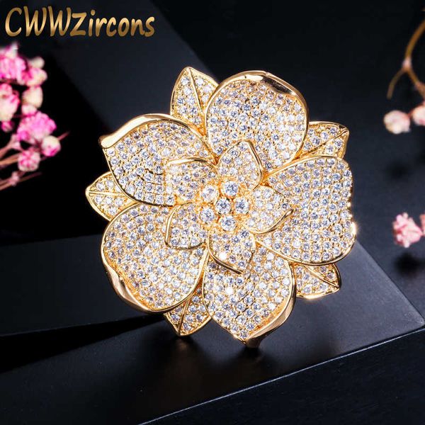 yellow gold color luxury women large brooch flower shape wedding party bridal costume jewelry accessories bh012 210714, Gray
yellow gold color luxury women large brooch flower shape wedding party bridal costume jewelry accessories bh012 210714, Gray