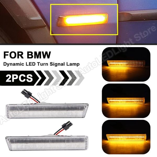 2pcs dynamic blinker indicator led side marker light turn signal lamp for 3 7 series e38 e46 m3 2001-2006 flashing emergency lights
2pcs dynamic blinker indicator led side marker light turn signal lamp for 3 7 series e38 e46 m3 2001-2006 flashing emergency lights
