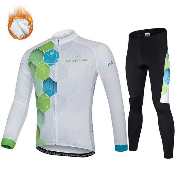 racing sets keyiyuan 2022 winter men long sleeves cycling jersey set fleece bike suit mountian bicycle warm clothing maillot largo, Black;blue 
racing sets keyiyuan 2022 winter men long sleeves cycling jersey set fleece bike suit mountian bicycle warm clothing maillot largo, Black;blue