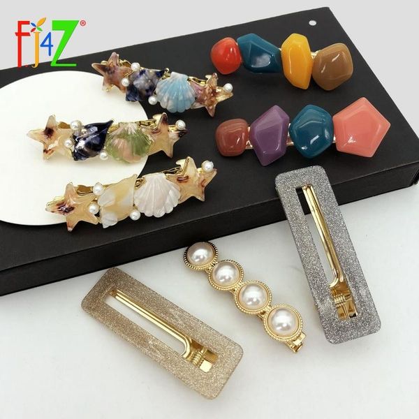 hair clips & barrettes f.j4z original resin women chic seashell star hairgrips candy color girl's jewelry accessories palillos del pelo, Golden;silver
hair clips & barrettes f.j4z original resin women chic seashell star hairgrips candy color girl's jewelry accessories palillos del pelo, Golden;silver