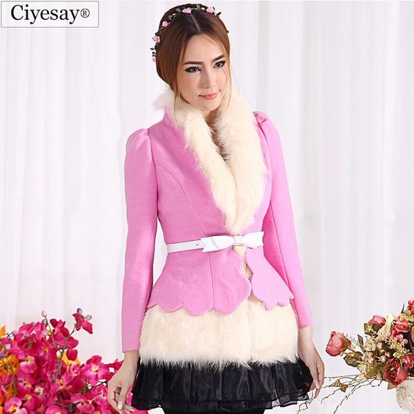 women's wool & blends ciyesay winter 2021 luxury pink short coat high-end women student autumn woolen, Black
women's wool & blends ciyesay winter 2021 luxury pink short coat high-end women student autumn woolen, Black