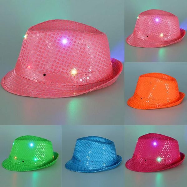 cloches feitong fisherman hat flashing light up led colorful sequin women men fancy dress dance party bucket hats sunscreen, Blue;gray
cloches feitong fisherman hat flashing light up led colorful sequin women men fancy dress dance party bucket hats sunscreen, Blue;gray