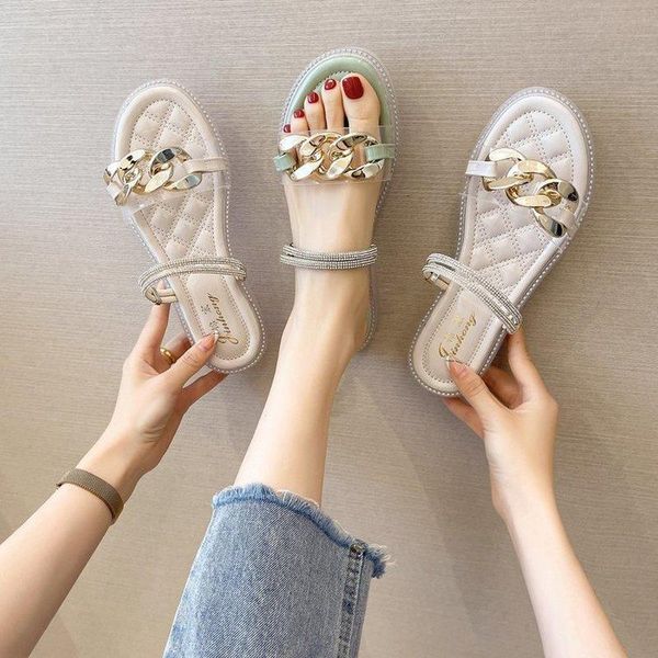 slippers fashion rhinestone transparent two-wear flat sandals female 2021 summer casual roman shoes beach and, Black
slippers fashion rhinestone transparent two-wear flat sandals female 2021 summer casual roman shoes beach and, Black