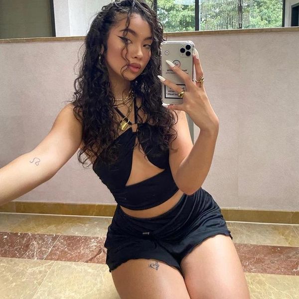 women's t-shirt mouwloze crop voor vrouwen rave festival backless tanks meisjes cropped accessory vintage tee fashion cut-out black hal, White
women's t-shirt mouwloze crop voor vrouwen rave festival backless tanks meisjes cropped accessory vintage tee fashion cut-out black hal, White