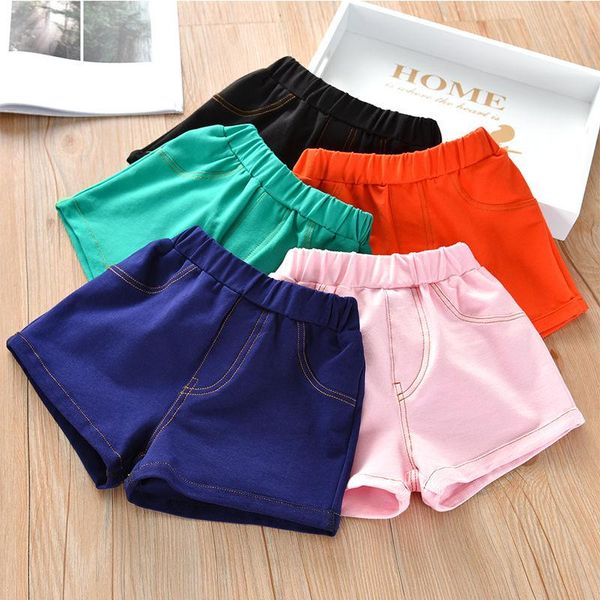shorts 2021 summer kids baby girls cotton candy color denim pants children thin section wild little girl fashion jean wear x184, Black
shorts 2021 summer kids baby girls cotton candy color denim pants children thin section wild little girl fashion jean wear x184, Black
