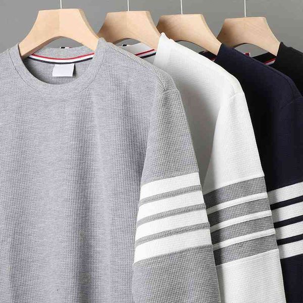 tb waffle loose round neck couple sports college british style sweater men and women1, Black
tb waffle loose round neck couple sports college british style sweater men and women1, Black