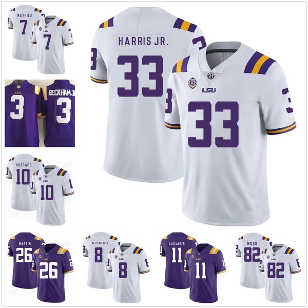 lsu football jersey derek stingley jr. college joe burrow burreaux nickname beckham delpit mathieu white purple home away leonard fournette, Black
lsu football jersey derek stingley jr. college joe burrow burreaux nickname beckham delpit mathieu white purple home away leonard fournette, Black