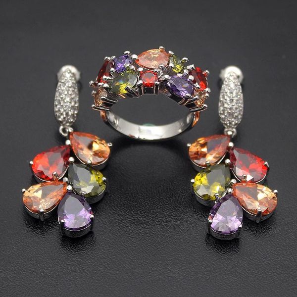 earrings & necklace hermosa jewelry sets silver color ring size 8# shiny colorful style party queen gift jewellry-set
earrings & necklace hermosa jewelry sets silver color ring size 8# shiny colorful style party queen gift jewellry-set